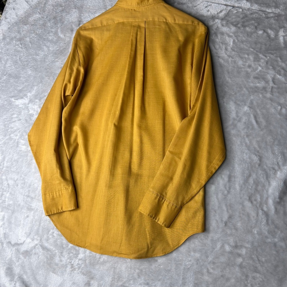 Vintage McGregor Scotset Oxford Button Down Shirt Permanent Press Gold size 15 - Picture 3 of 8